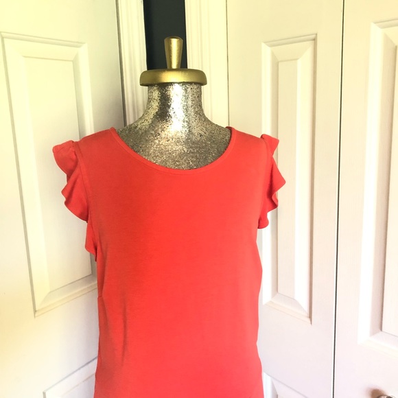 Orange Old Navy MIDI Dress, Size Large, Like New Condition - Picture 3 of 5